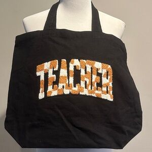 Black and Orange Tote Bag